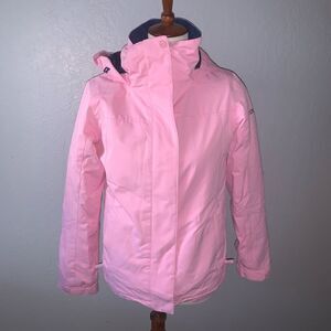 Roxy Girls Ski Snowboard Jacket Pink Barbie Winter Coat